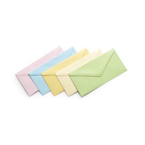 Koperta Argo 80x160mm Kolorowe do zaproszeń 130g, 1szt